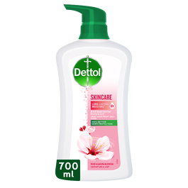 Dettol Skincare Shower Gel & Body Wash, Rose & Sakura Blossom Scent, 700ml