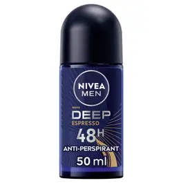 NIVEA MEN DEEP Espresso 72h Black Carbon Deodorant Roll-on 50ml