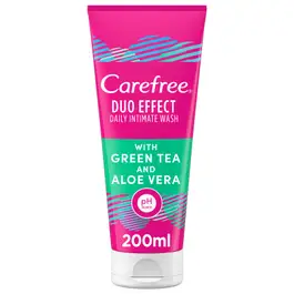 CAREFREE Intimate Wash Green Tea & Aloe Vera 200ml