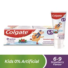 Colgate Kids 0% Artificial Fluoride 6-9 years Toothpaste 60 ml