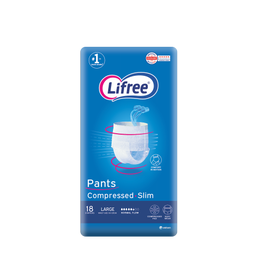 Lifree Adult Diaper Culotte Large 18 Pcs - 3 Cups