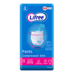 Lifree Adult Diaper Culotte Large 16 Pcs - 6 Cups