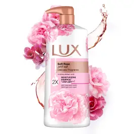 LUX Delicate Fragrance Body Wash, Soft Rose, 700ml