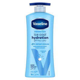 VASELINE Intensive Care Body Lotion, Ice Cool Hydration, 725ml