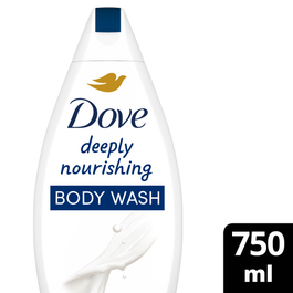 Dove Deeply Nourishing Body Wash, Original, 750ml