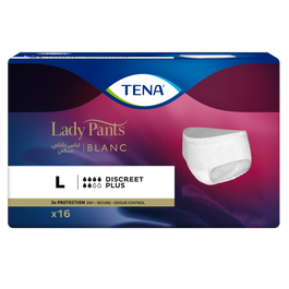 Tena Lady Pants Blanc Discreet Plus Large 16 Pcs