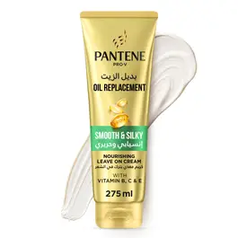 Pantene Pro-V Smooth and Silky Oil Replacement Leave-On Cream, 275 ml