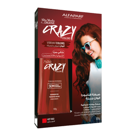 Alta Moda Creative Crazy Colors Hot Red 120g