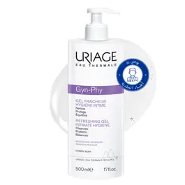 URIAGE GYN-PHY Intimate wash refreshing gel, Gently cleanses Foaming gel 500ML
