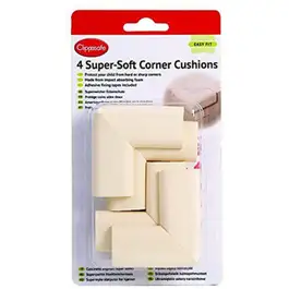 Clippasafe Super-Soft Corner Cushions (4 Pack)