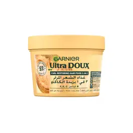 Garnier Ultra Doux Hair Food Curls Restoring Cocoa Butter 3-in-1 390 ML