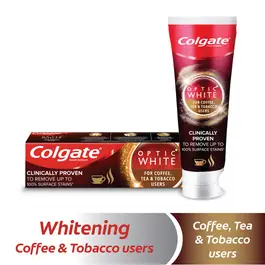 Colgate Optic White Coffee, Tea & Tobacco Stains Toothpaste 75 ml