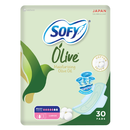 Sofy Feminine Napkin Olive Large Pack 30 pads