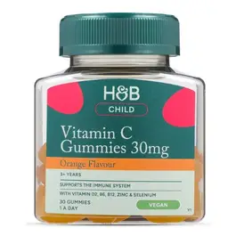 Holland And Barrett Kids Vitamin C With D, B6, B12, Zn, Selenium 30 Gummies