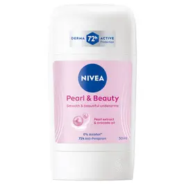 NIVEA Pearl & Beauty Antiperspirant Deodorant for Women 72H Active - 50 ml