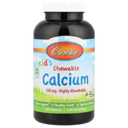 Carlson Kid'S Chewable Calcium 120 Chewable Tablets