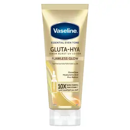 VASELINE Essential Even Tone Body Lotion, Flawless Glow, Gluta-Hya Serum Burst UV, 200ml