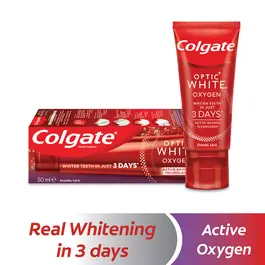 Colgate Optic White Oxygen 3 Shades Whiter Toothpaste 50 ml