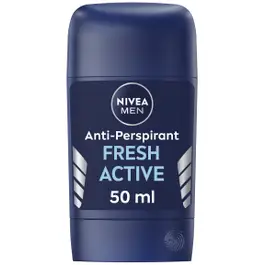 NIVEA MEN Antiperspirant Stick for Men, 48h Fresh Active Fresh Scent - 50ml