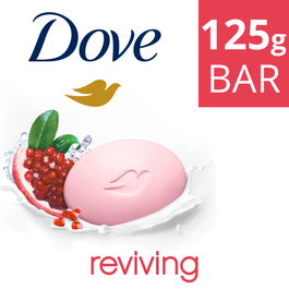 Dove Reviving Beauty Cream Soap Bar, Pomegranate & Lemon Verbena, 125 g