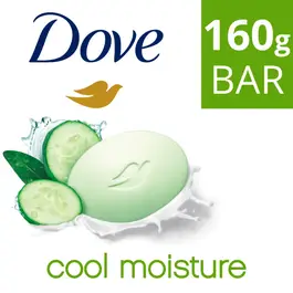 Dove Bar Soap Cool Moisture, Cucumber & Green Tea ,60 g