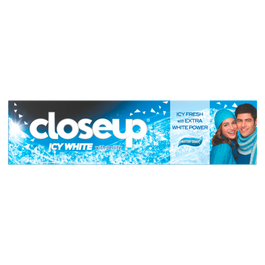 Closeup Icy White Toothpaste, Winter Blast, 75ml
