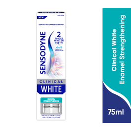 Sensodyne Toothpaste Clinical White Whitening Enamel Strengthening 75ml