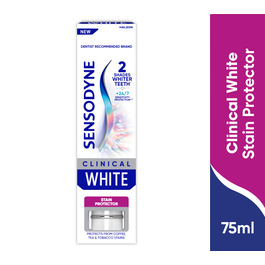 Sensodyne Toothpaste Clinical White Whitening Stain Protector 75ml