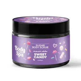 Body Spa Sugar Body Scrub Sweet Candy - 240 ml