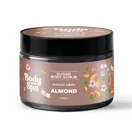 Body Spa Sugar Body Scrub Almond - 240 ml