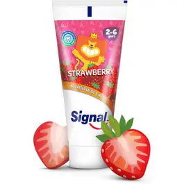 Signal Kids Toothpaste, Strawberry, for 2-6 Years, 50ml