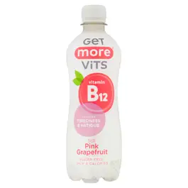 Get More Vits Vitamin B12 Still Pink Grapefruit - 500ml