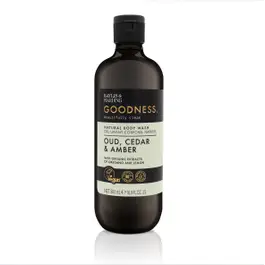 Baylis & Harding Goodness Oud, Cedar & Amber Natural Body Wash 500ml