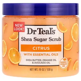 Dr. Teal's Shea Sugar Exfoliating Body Scrub Citrus - 538 gm