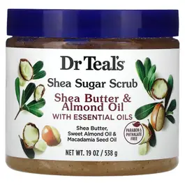 Dr. Teal's Shea Sugar Exfoliating Body Scrub Shea Butter & Almond Oil - 538 gm