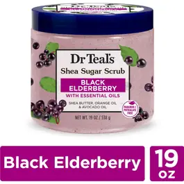 Dr. Teal'S Shea Sugar Scrub Black Elderberry 538 gm