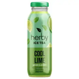 Herby Iced Green Tea With Lemon Lime 250 ml