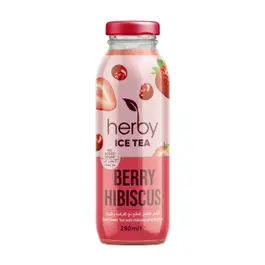 Herby Iced Green Tea With Berries And Hibiscus - 250 ml
