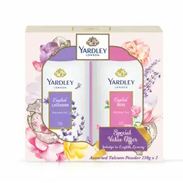 Yardley Assorted Floral Talc 20% Off - 2 x 250 gm