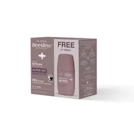 Beesline Roll On Deodorant - Super Dry Soft Powder - 50 ml (1+1)
