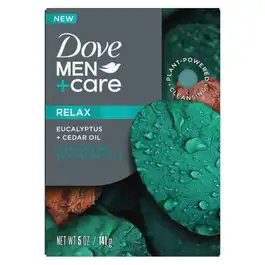 Dove Men Care Natural Bar Soap Euclypts Cedar Oil - 141 gm