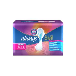 Always Pads Ultra Slim CurveWear Normal with Wings, 8 Pads