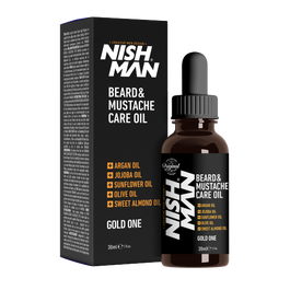 Nishman Beard & Mustache Care Oil - New Size 30 ml