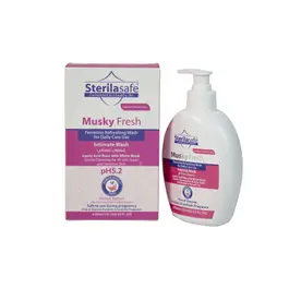 Sterilasafe Musky Fresh -Intimate Refreshing Wash-300 Ml
