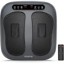 Renpho Vibration Foot Massager With Remote Control Black