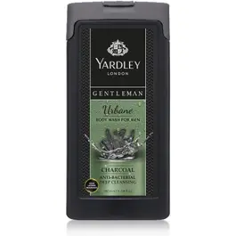 Yardley London Body Wash Gentleman Urbane For Men, Anti Bacterial Deep Cleansing - 180 ml