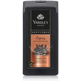 Yardley London Body Wash Gentleman Legacy For Men, Anti Bacterial Deep Cleansing - 180 ml