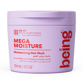 Being MEGA MOISTURE Moisturizing Hair Mask 354ml