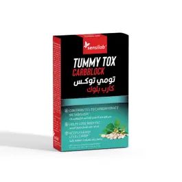 Sensilab Tummy Tox Carbblock Extreme 60 Capsules