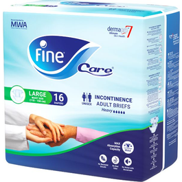 Fine Adult Diaper Fine Care Large 16 Pcs
